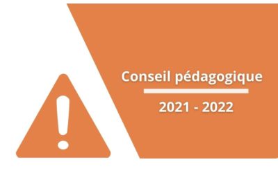 CONSEIL PÉDAGOGIQUE 2021/2022