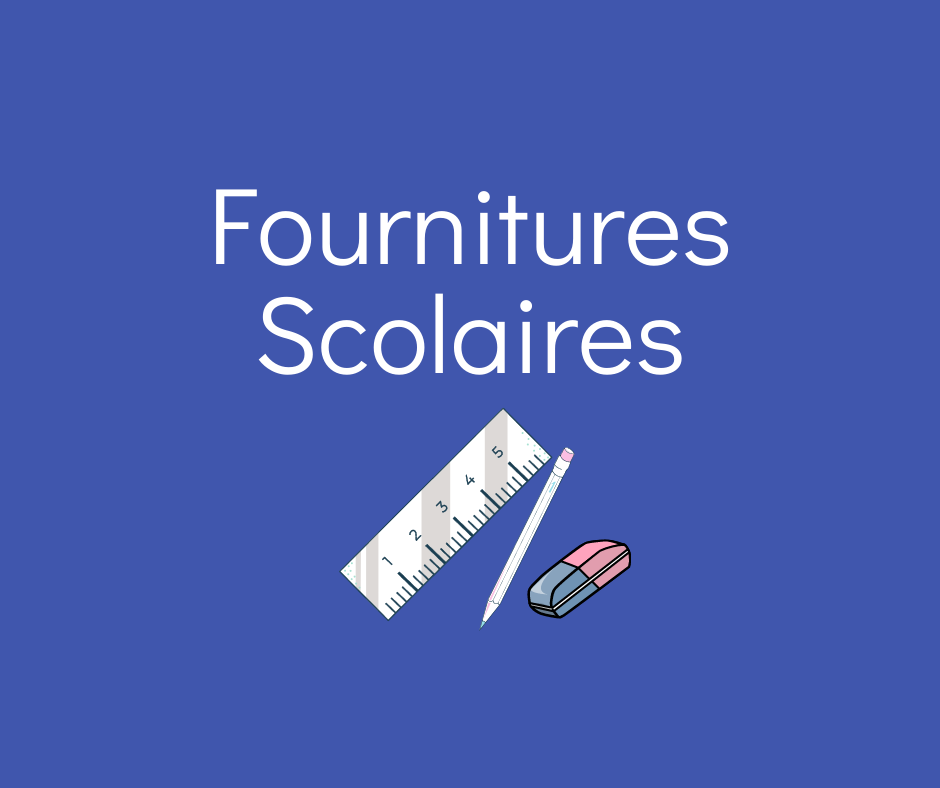 Fournitures scolaires - École du Parc