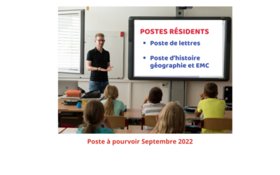 Postes de résident 2022 – 2023